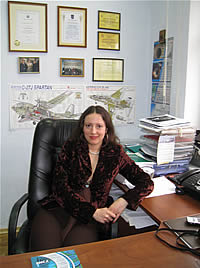 Tatyana Igorevna Krakhmalyova, a Ukrainian patent solicitor (Registration #260)